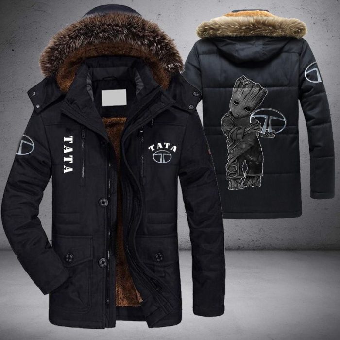 Baby Groot Tata Parka Jacket Fleece Coat Winter PJF1019