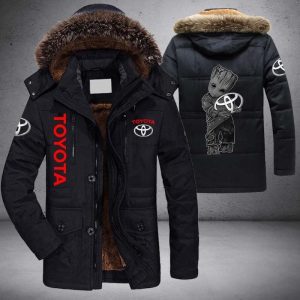 Baby Groot Toyota Parka Jacket Fleece Coat Winter PJF1020
