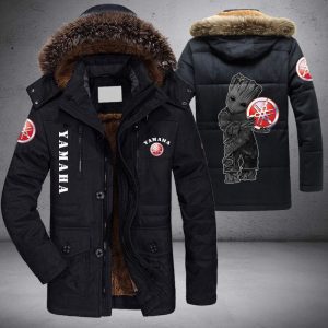 Baby Groot Yamaha Parka Jacket Fleece Coat Winter PJF1022