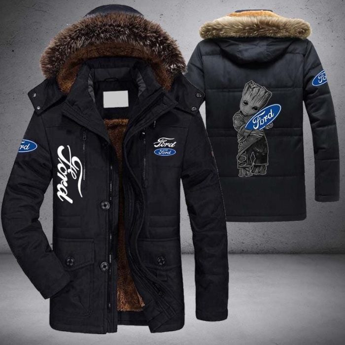 Baby Yoda Ford Parka Jacket Fleece Coat Winter PJF1024