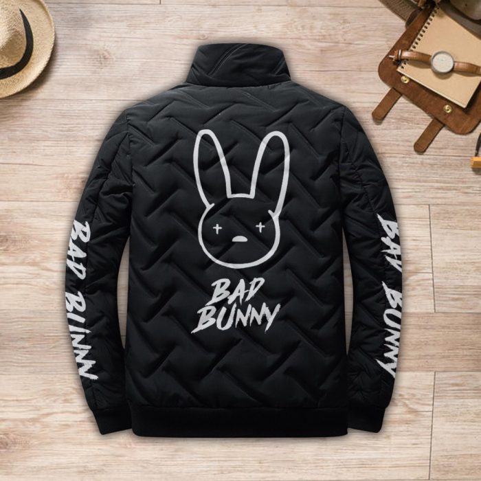 Bad Bunny Padded Jacket Stand Collar Coats