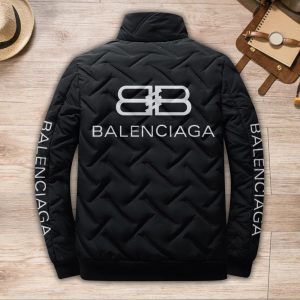 Balenciaga Padded Jacket Stand Collar Coats