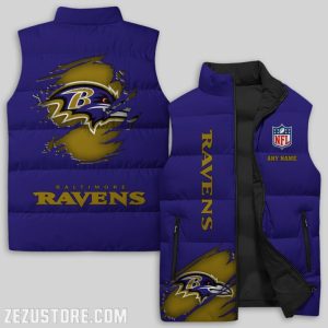 Baltimore Ravens NFL Sleeveless Down Jacket Sleeveless Vest