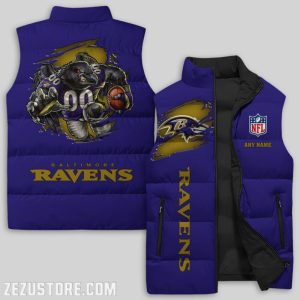 Baltimore Ravens NFL Sleeveless Down Jacket Sleeveless Vest