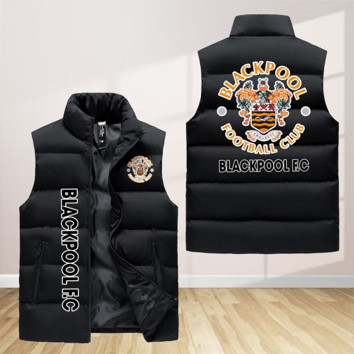 Blackpool F.C Sleeveless Down Jacket Sleeveless Vest