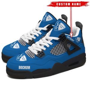 Bochum Bundesliga Premium Sneaker Jordan 4 Personalized Name Shoes JD4692