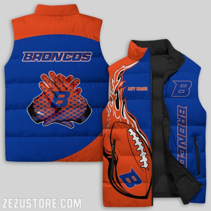 Boise State Broncos NCAA Sleeveless Down Jacket Sleeveless Vest