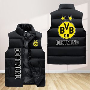 Borussia Dortmund Sleeveless Down Jacket Sleeveless Vest