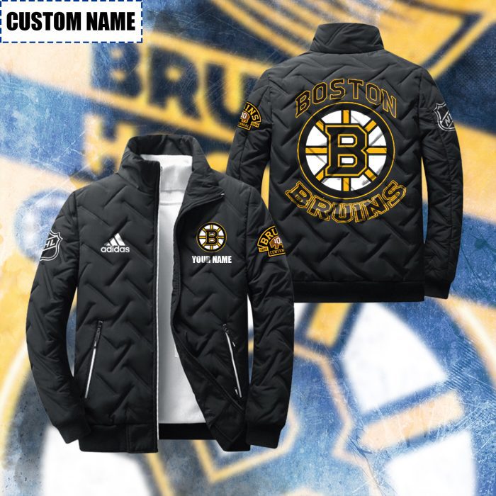 Boston Bruins Padded Jacket Stand Collar Coats