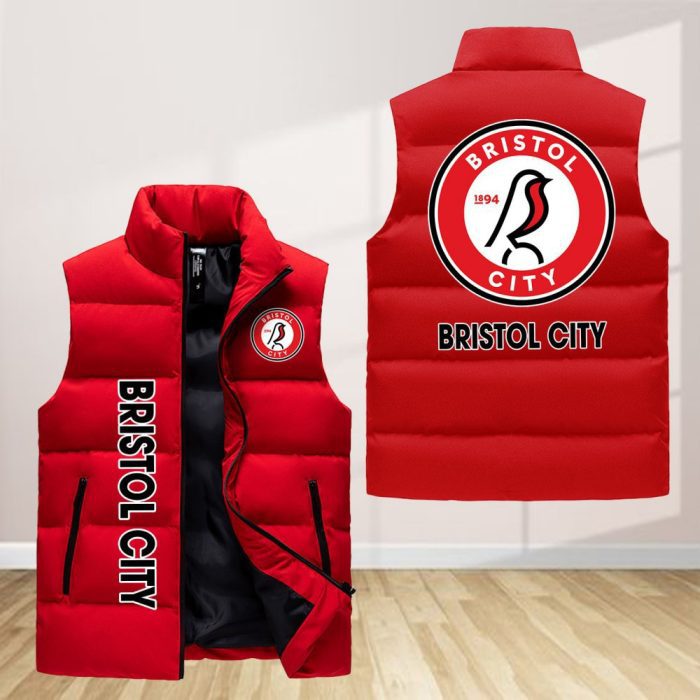 Bristol City Sleeveless Down Jacket Sleeveless Vest