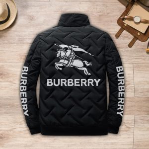 Burberry Padded Jacket Stand Collar Coats