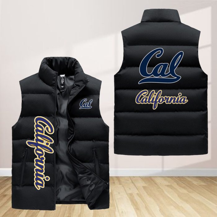 California Golden Bears Sleeveless Down Jacket Sleeveless Vest