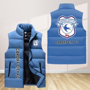 Cardiff City F.C Sleeveless Down Jacket Sleeveless Vest