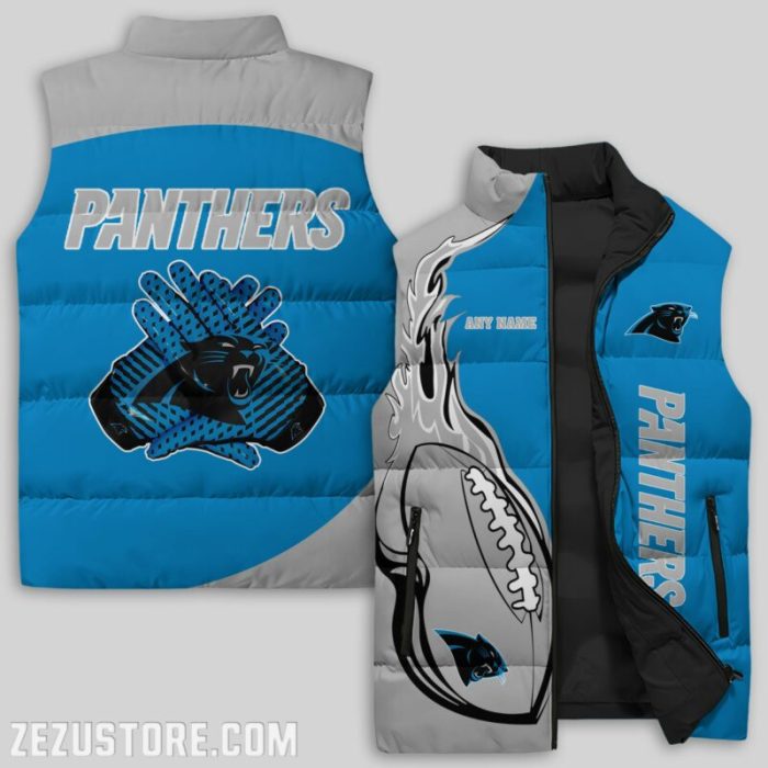 Carolina Panthers NFL Sleeveless Down Jacket Sleeveless Vest