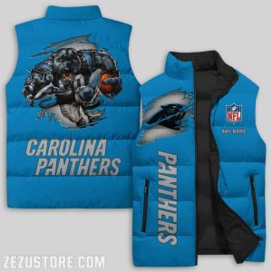 Carolina Panthers NFL Sleeveless Down Jacket Sleeveless Vest