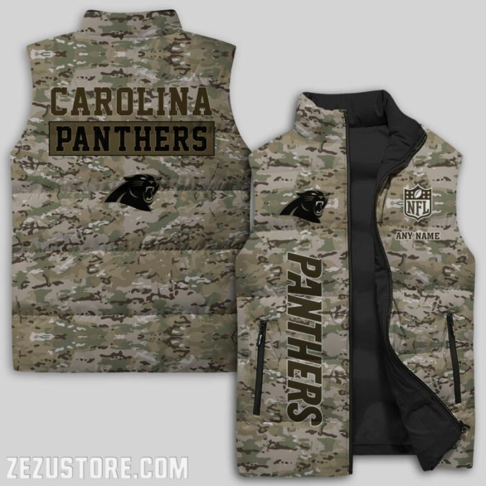 Carolina Panthers NFL Sleeveless Down Jacket Sleeveless Vest