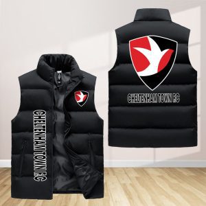 Cheltenham Town F.C Sleeveless Down Jacket Sleeveless Vest