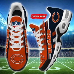 Chicago Bears Custom Name NFL Air Max Plus TN Monster Shoes TN1046