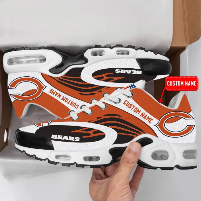 Chicago Bears NFL Premium Air Max Plus TN Sport Shoes Personalized Name TN1392