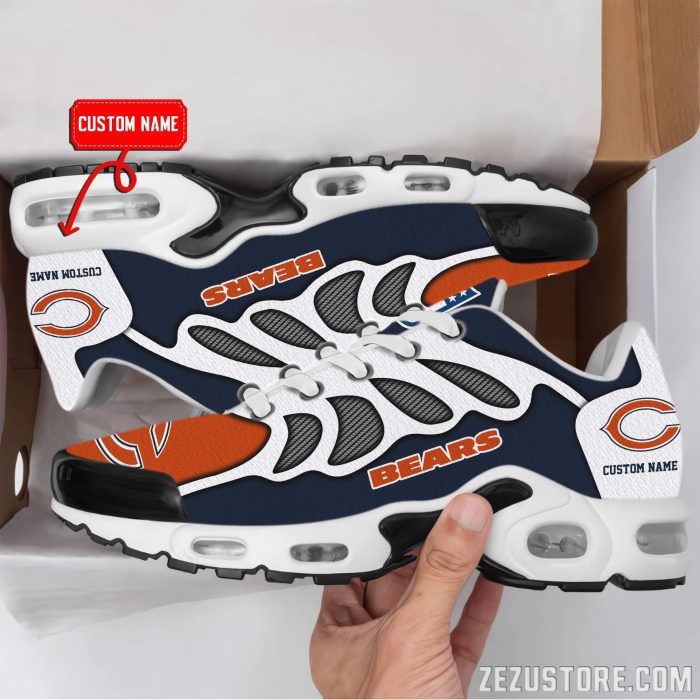 Chicago Bears NFL Premium Air Max Plus TN Sport Shoes Personalized Name TN1424