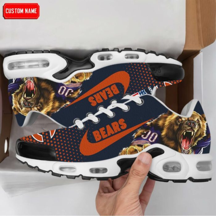 Chicago Bears NFL Premium Air Max Plus TN Sport Shoes Personalized Name TN1456