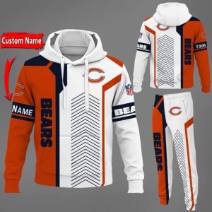 Chicago Bears NFL Premium Sport 3D Hoodie & Jogger Personalized Name CHJ1413