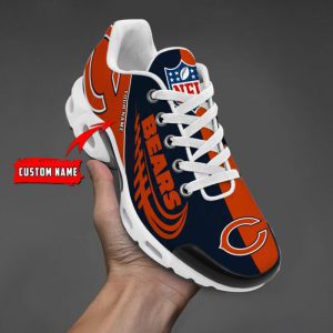 Chicago Bears Personalized NFL Half Color Air Max Plus TN Shoes TN1296