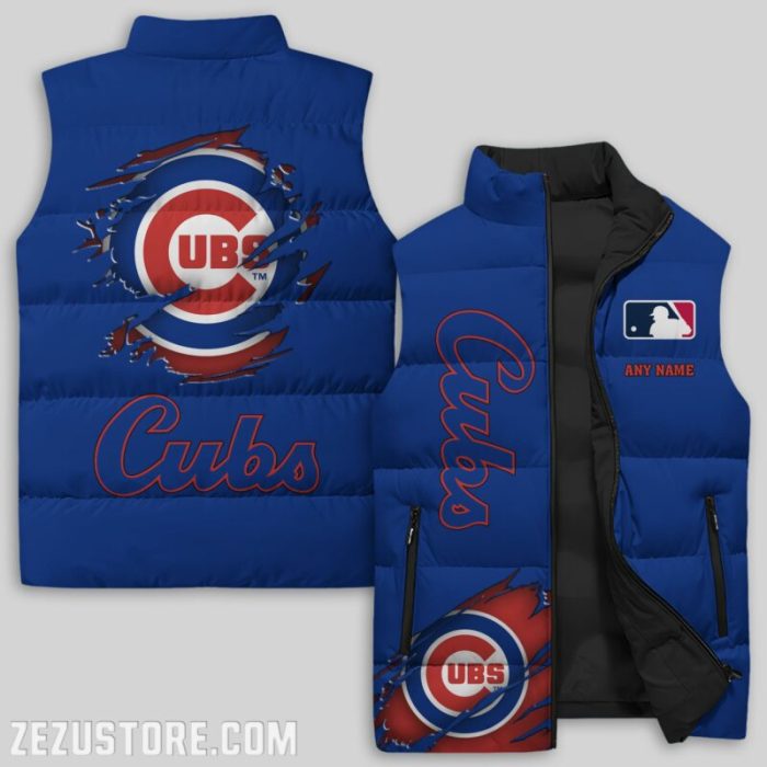 Chicago Cubs MLB Sleeveless Down Jacket Sleeveless Vest