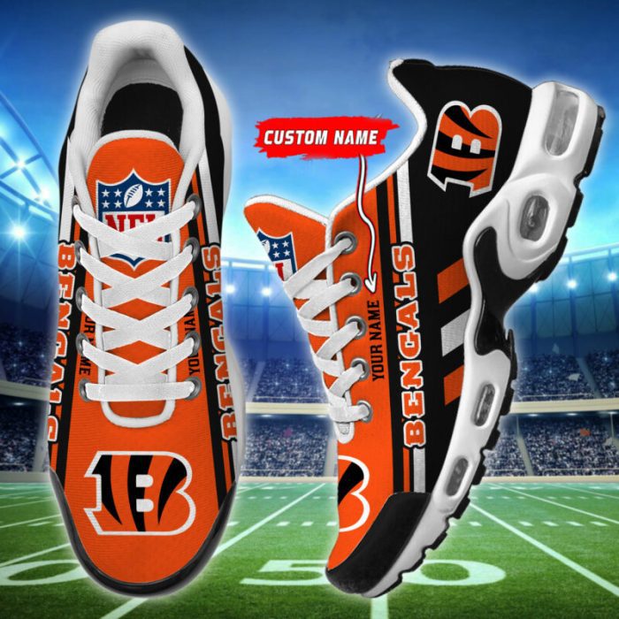Cincinnati Bengals Custom Name NFL Air Max Plus TN Monster Shoes TN1048