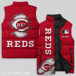 Cincinnati Reds MLB Sleeveless Down Jacket Sleeveless Vest