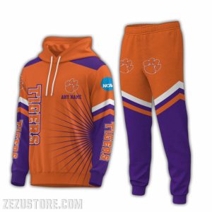 Clemson Tigers NCAA Premium Sport 3D Hoodie & Jogger Personalized Name CHJ991