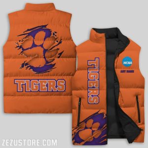 Clemson Tigers NCAA Sleeveless Down Jacket Sleeveless Vest