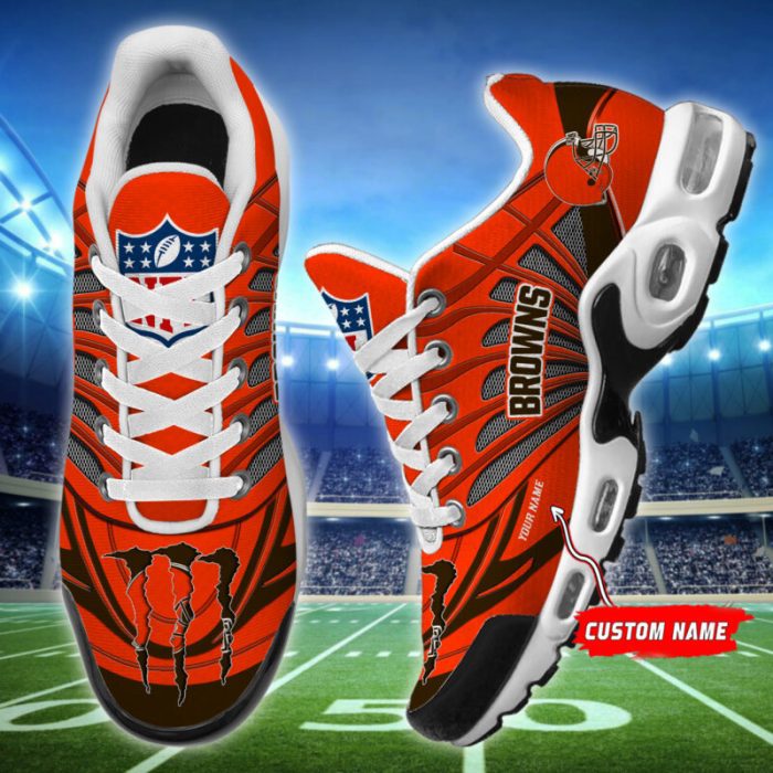 Cleveland Browns NFL Air Max Plus TN Sport Shoes  TN1490