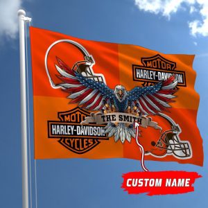 Cleveland Browns NFL Harley Davidson Fly Flag Outdoor Flag FI455