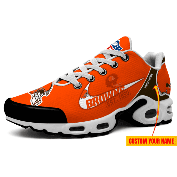 Cleveland Browns NFL Personalized Premium Air Max Plus TN Sport Shoes TN1362