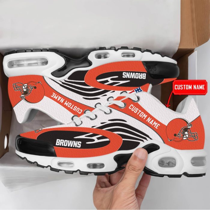 Cleveland Browns NFL Premium Air Max Plus TN Sport Shoes Personalized Name TN1394