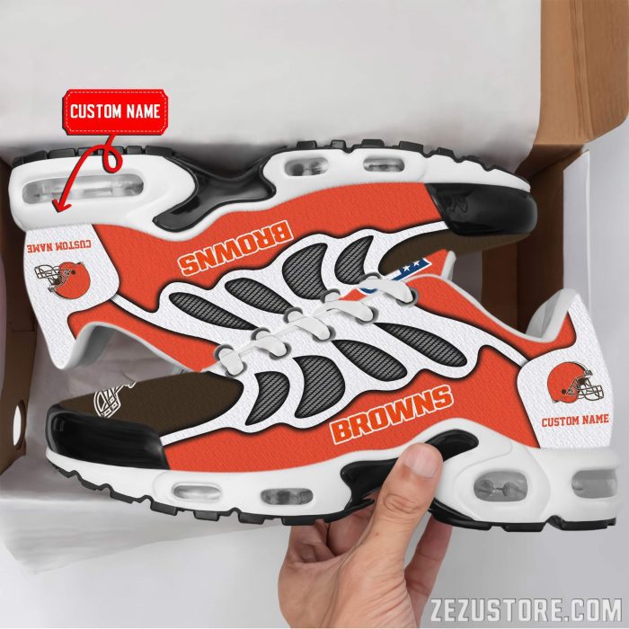 Cleveland Browns NFL Premium Air Max Plus TN Sport Shoes Personalized Name TN1426