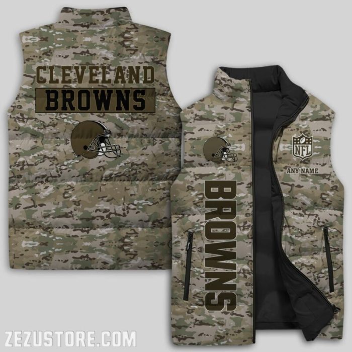 Cleveland Browns NFL Sleeveless Down Jacket Sleeveless Vest