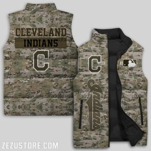 Cleveland Indians MLB Sleeveless Down Jacket Sleeveless Vest