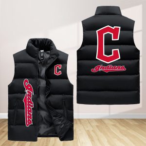 Cleveland Indians Sleeveless Down Jacket Sleeveless Vest