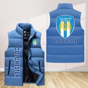 Colchester United Sleeveless Down Jacket Sleeveless Vest