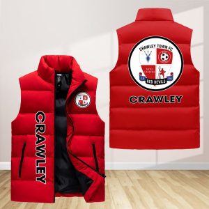 Crawley Town Sleeveless Down Jacket Sleeveless Vest