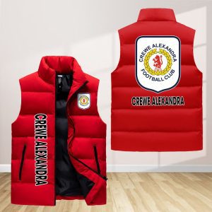 Crewe Alexandra Sleeveless Down Jacket Sleeveless Vest