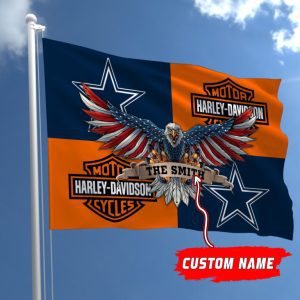 Dallas Cowboys NFL Harley Davidson Fly Flag Outdoor Flag FI457