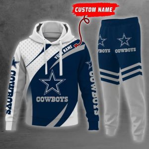 Dallas Cowboys NFL Premium Sport 3D Hoodie & Jogger Personalized Name CHJ1292