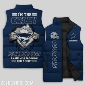 Dallas Cowboys NFL Sleeveless Down Jacket Sleeveless Vest