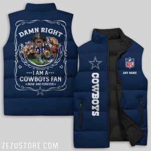 Dallas Cowboys NFL Sleeveless Down Jacket Sleeveless Vest