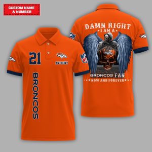 Denver Broncos NFL Gifts For Fans Premium Polo Shirt PLS4789
