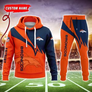 Denver Broncos NFL Premium Sport 3D Hoodie & Jogger Personalized Name CHJ1295