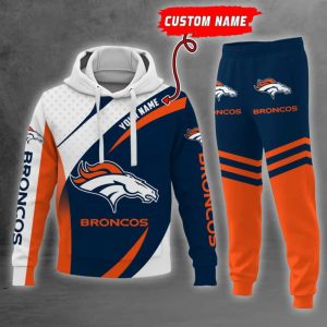 Denver Broncos NFL Premium Sport 3D Hoodie & Jogger Personalized Name CHJ1297